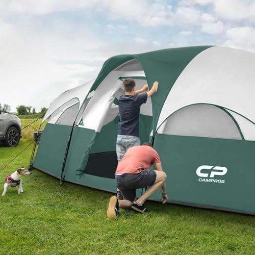 Closing Camping Comfort: CAMPROS CP ​8 Individual Tent Overview